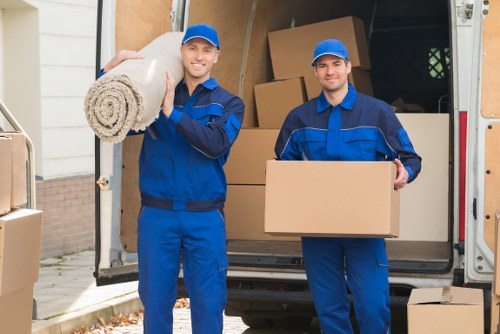 Furniture storage collection in a central London Marylebone property