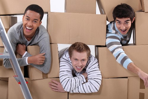 Removal team preparing for a home move in Marylebone