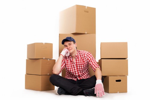 Waste disposal and legal compliance notice at storage facility